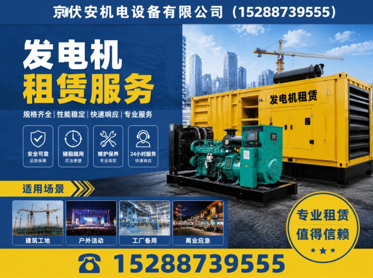 阿拉尔静音发电车租赁展示图